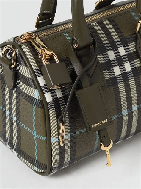 mini burberry bag|burberry check mini bowling bag.